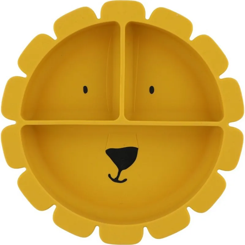 La Vaisselle Pour Enfant<Trixie Assiette compartiments silicone avec ventouse Mr Lion,