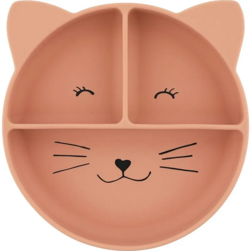 La Vaisselle Pour Enfant<Trixie Assiette compartiments silicone avec ventouse Mrs Cat,