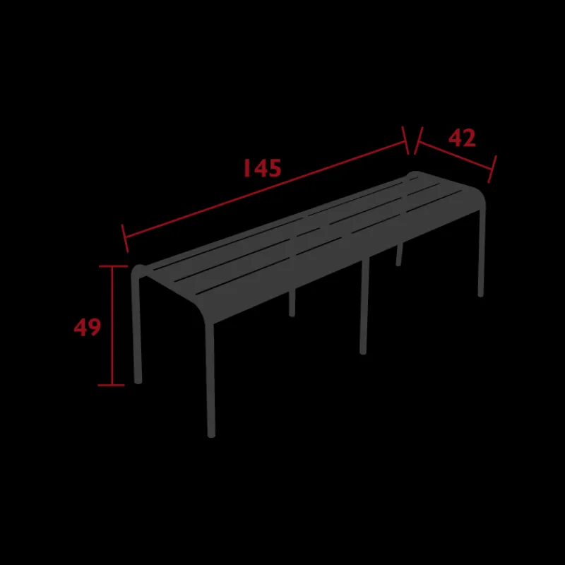 Fauteuils, Chaises Et Bancs<FERMOB Banc 3/4 places Luxembourg,