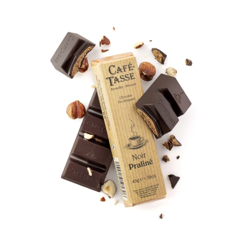 Le Chocolat<Café Tasse Barre de chocolat Noir Praliné,