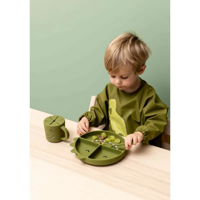 Le Textile Pour Enfant<Trixie Bavoir à manches imperméable Mr Dino,