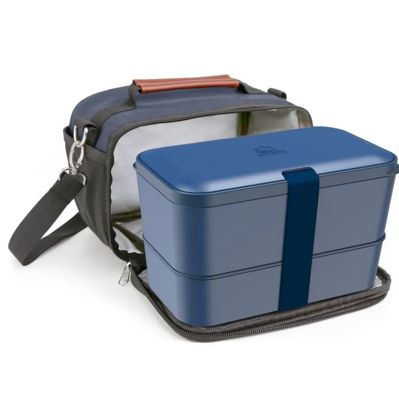 Boîtes Repas Et Accessoires<Umami Bento Modulable + Sac Bleu Minuit,