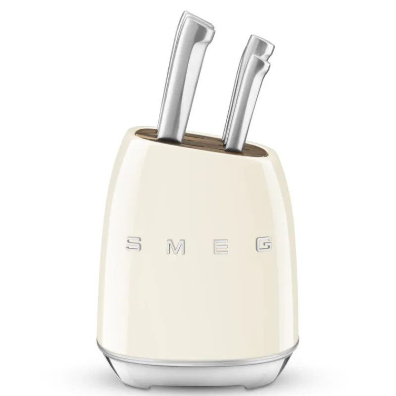 Blocs Couteaux<SMEG Bloc Couteaux années 50 Crème,