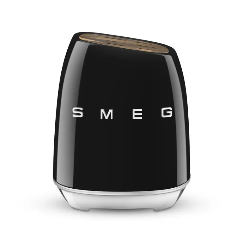 Blocs Couteaux<SMEG Bloc Couteaux années 50 Noir,