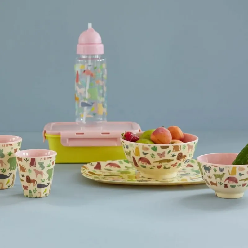 La Vaisselle Pour Enfant<Rice Bol en mélamine rose Sweet Jungle,