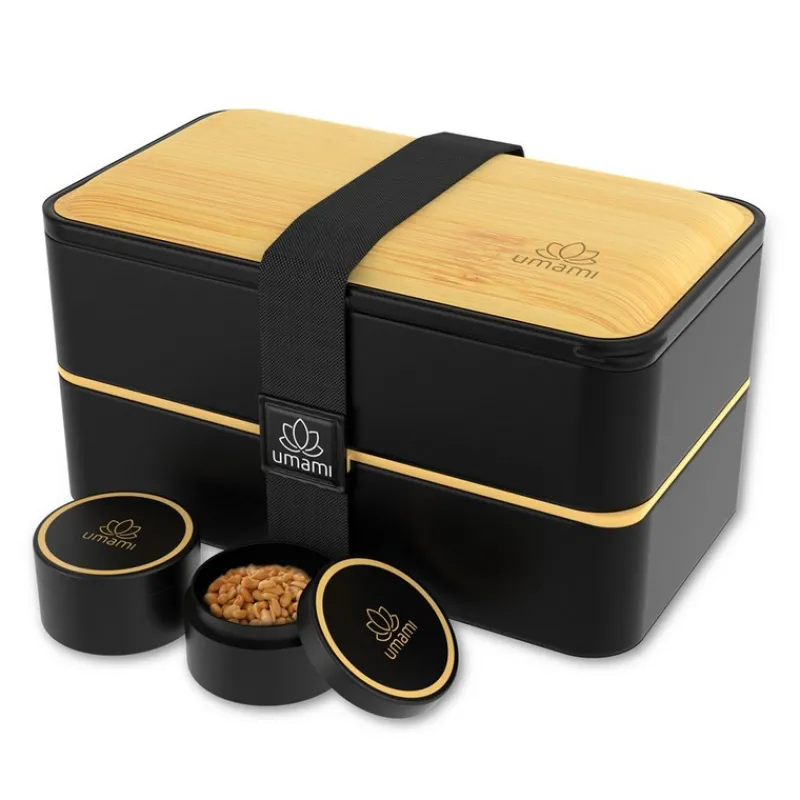 Boîtes Repas Et Accessoires<Umami Boîte Bento Original 1.2 L Noir & Bambou,