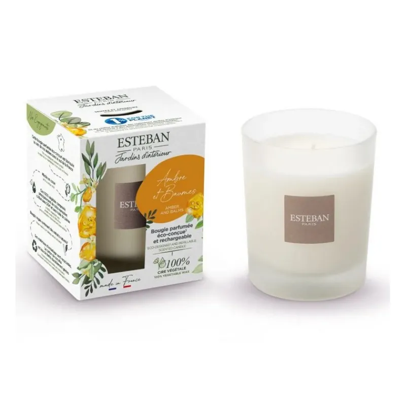 Bougies Parfumées | Bougies Décoratives<ESTEBAN Bougie parfumée 180 gr Ambre et Baume,