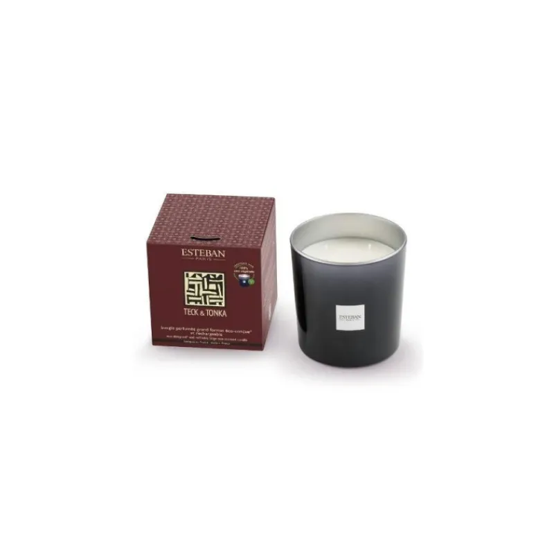 Bougies Parfumées | Bougies Décoratives<ESTEBAN Bougie parfumée 450 gr Teck & Tonka,