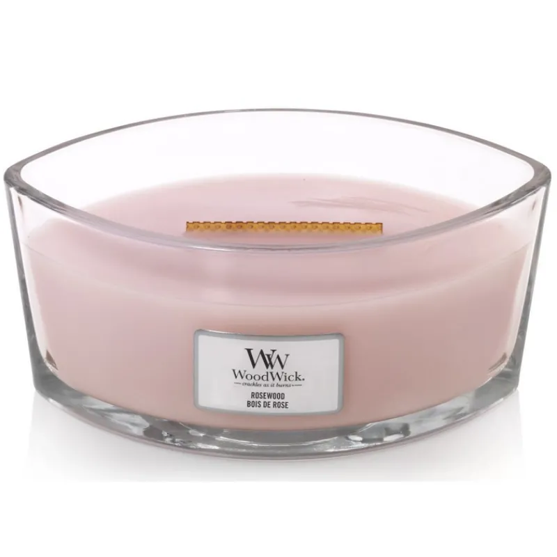 Bougies Parfumées<Woodwick Bougie parfumée Ellipse Bois de Rose,