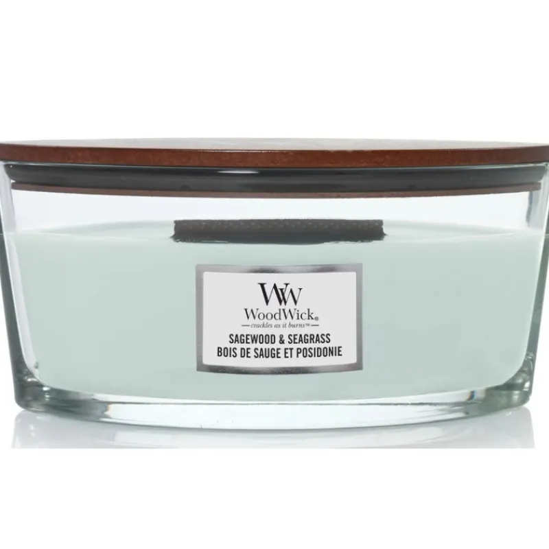 Bougies Parfumées<Woodwick Bougie parfumée Ellipse Bois de Sauge,