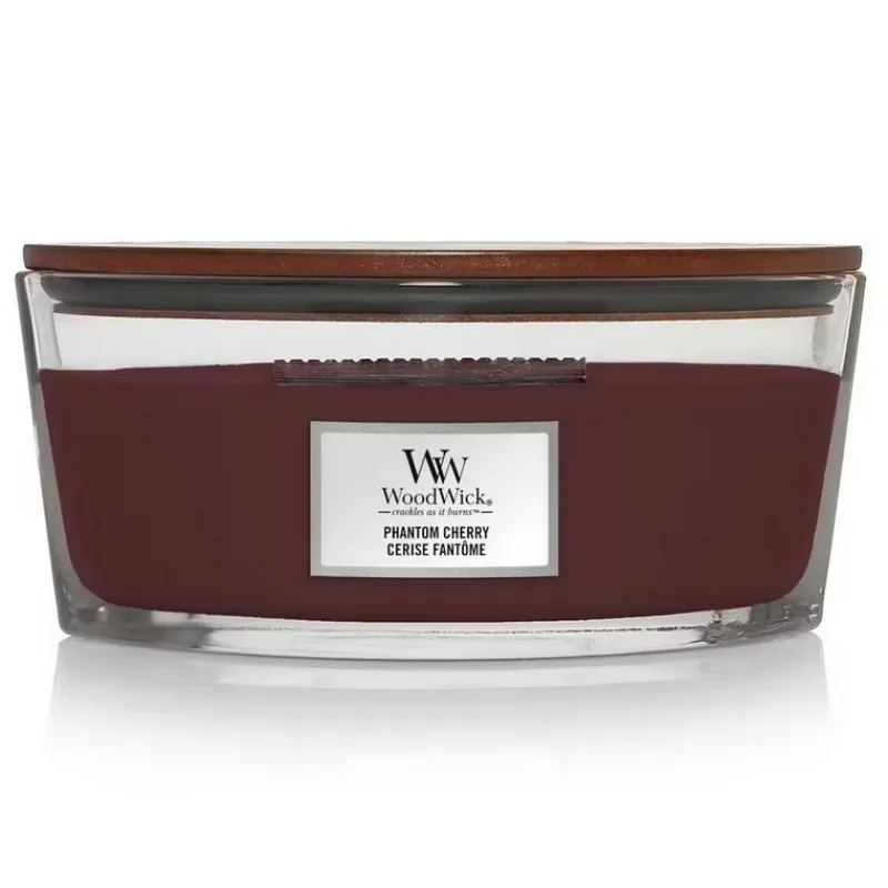 Parfums D'Intérieur | Bougies Parfumées<Woodwick Bougie parfumée Ellipse Cerise Fantôme,