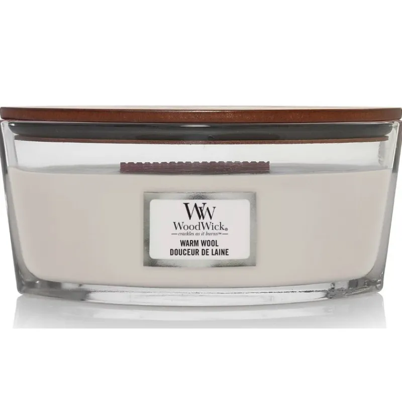 Bougies Parfumées<Woodwick Bougie parfumée Ellipse Douceur de Laine,