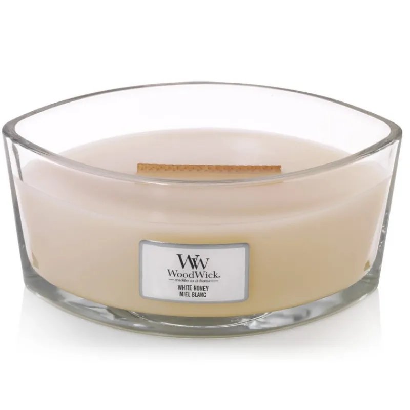 Bougies Parfumées<Woodwick Bougie parfumée Ellipse Miel Blanc,