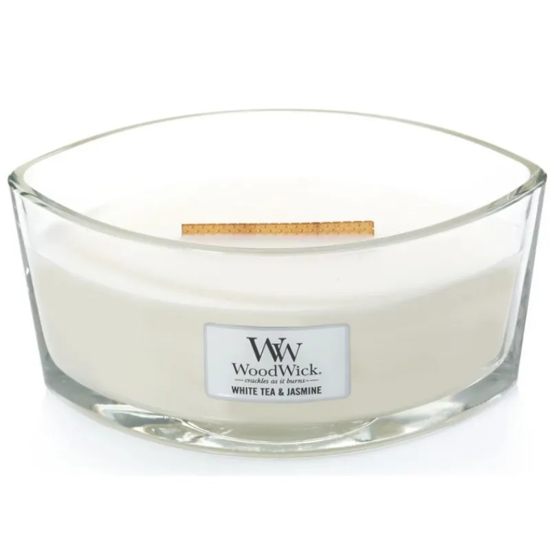 Bougies Parfumées | Bougies Décoratives<Woodwick Bougie parfumée Ellipse Thé blanc & Jasmin,