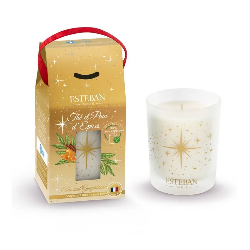 Bougies Parfumées | Bougies Décoratives<ESTEBAN Bougie parfumée 180g Thé et Pain d'épices,