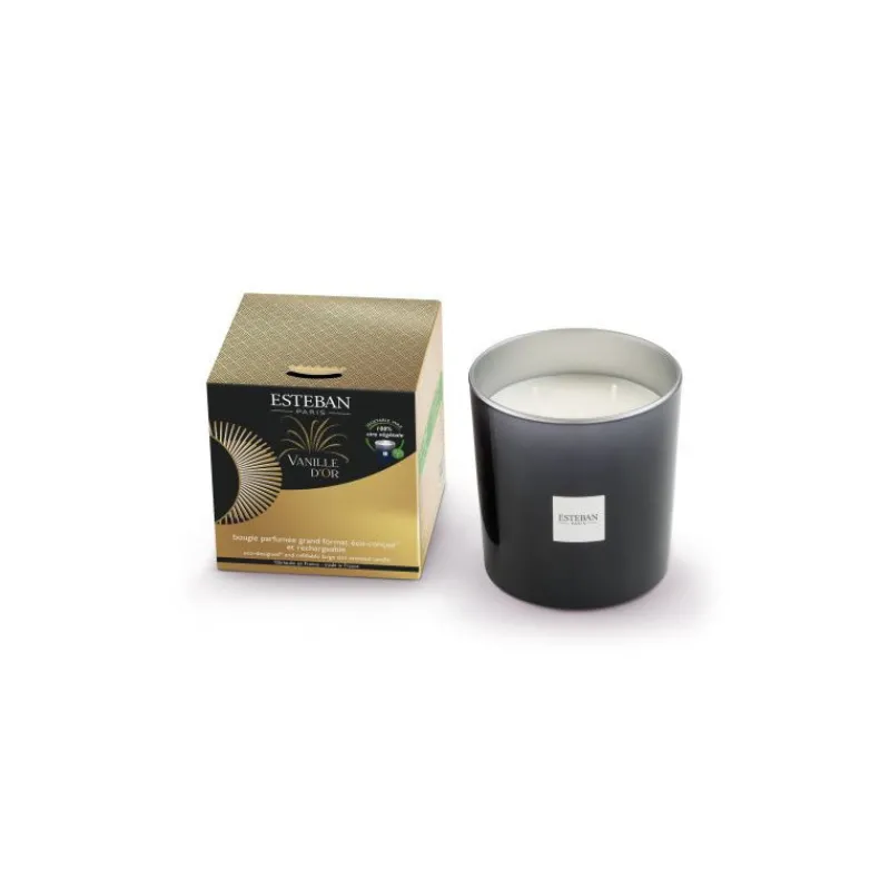 Bougies Parfumées | Bougies Décoratives<ESTEBAN Bougie parfumée 450g Vanille d'Or,