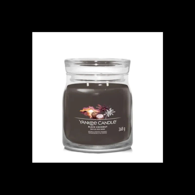 Bougies Parfumées<Yankee Candle Bougie Parfumée Noix de Coco Noire,