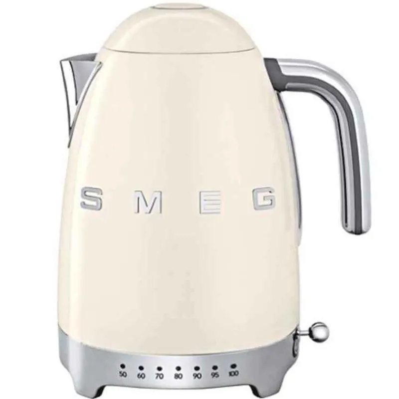 Bouilloires Électriques<SMEG Bouilloire réglable années 50 Crème,