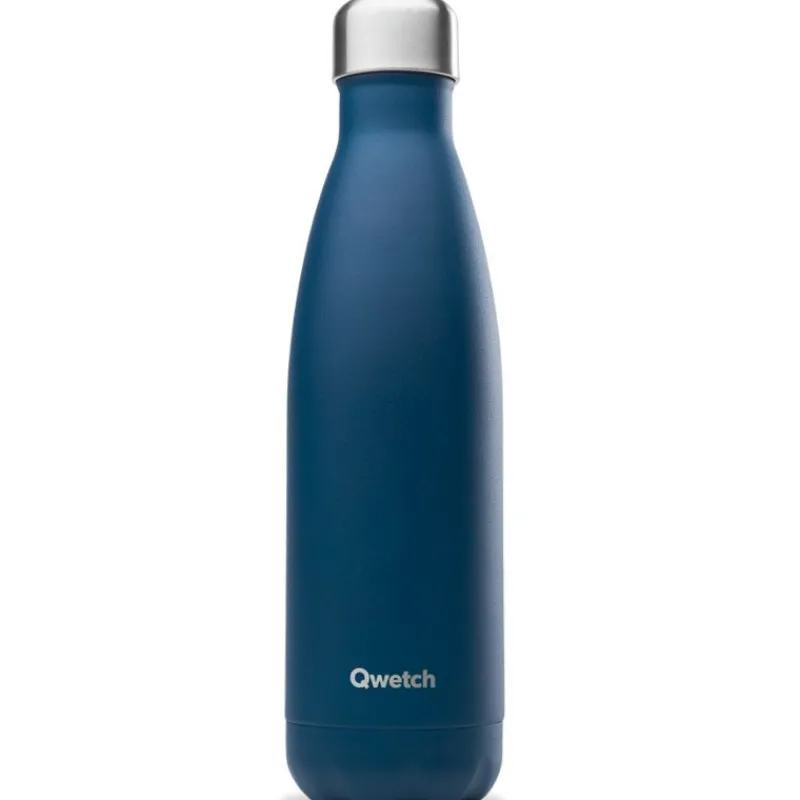 Bouteilles Et Gourdes<Qwetch Bouteille Isotherme Matt Bleu Marine 500ml,