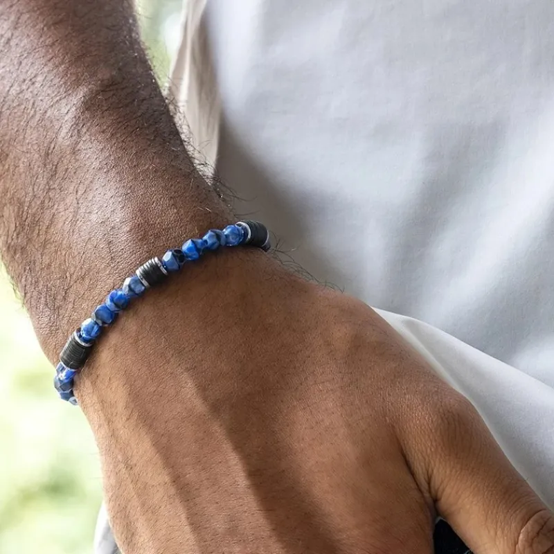 Les Bijoux<Têtes Blondes Bracelet Homme Gentleman XL Denim,