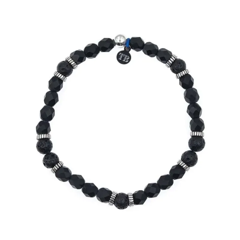 Les Bijoux<Têtes Blondes Bracelet Homme Gentleman XL Noir Mat,