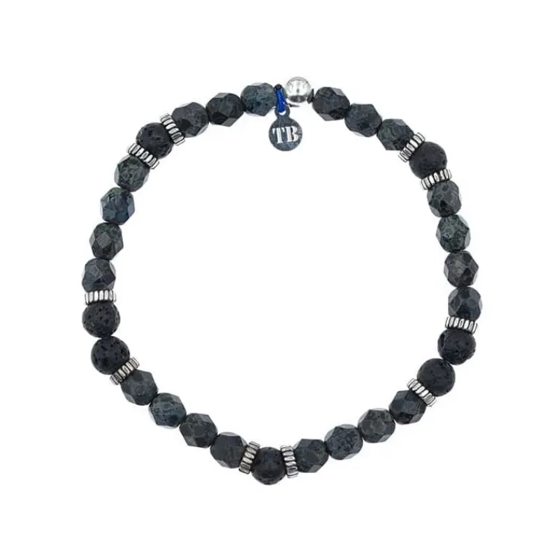 Les Bijoux<Têtes Blondes Bracelet Homme Gentleman XL Noir Rock,