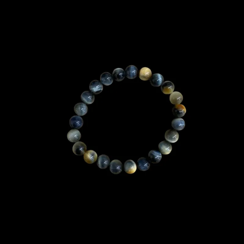 La Lithothérapie<Koukouma & Co Bracelet Oeil de Tigre blanc,