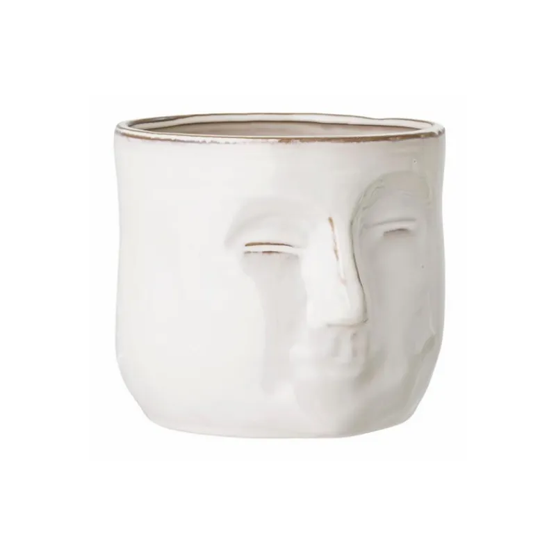 Vases<Bloomingville Cache pot Ignacia blanc,