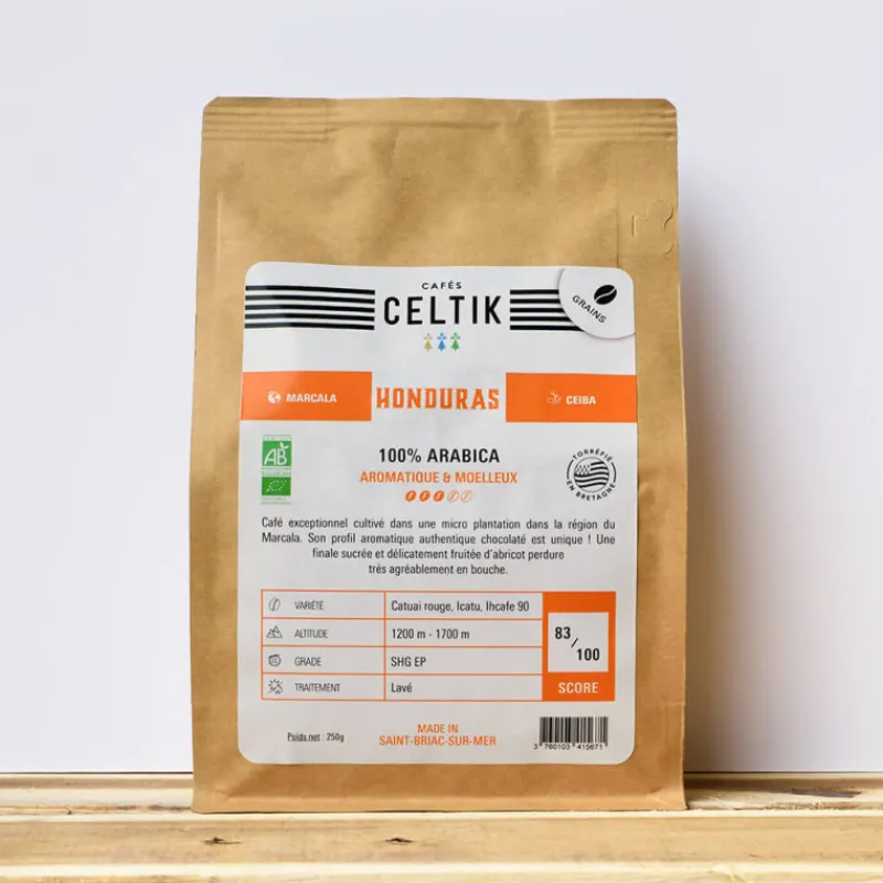 Les Cafés<Cafés Celtik Café Bio Honduras Marcala,