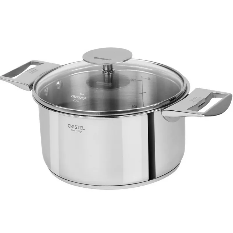 Amovible<CRISTEL Casserole 14cm induction amovible Casteline,