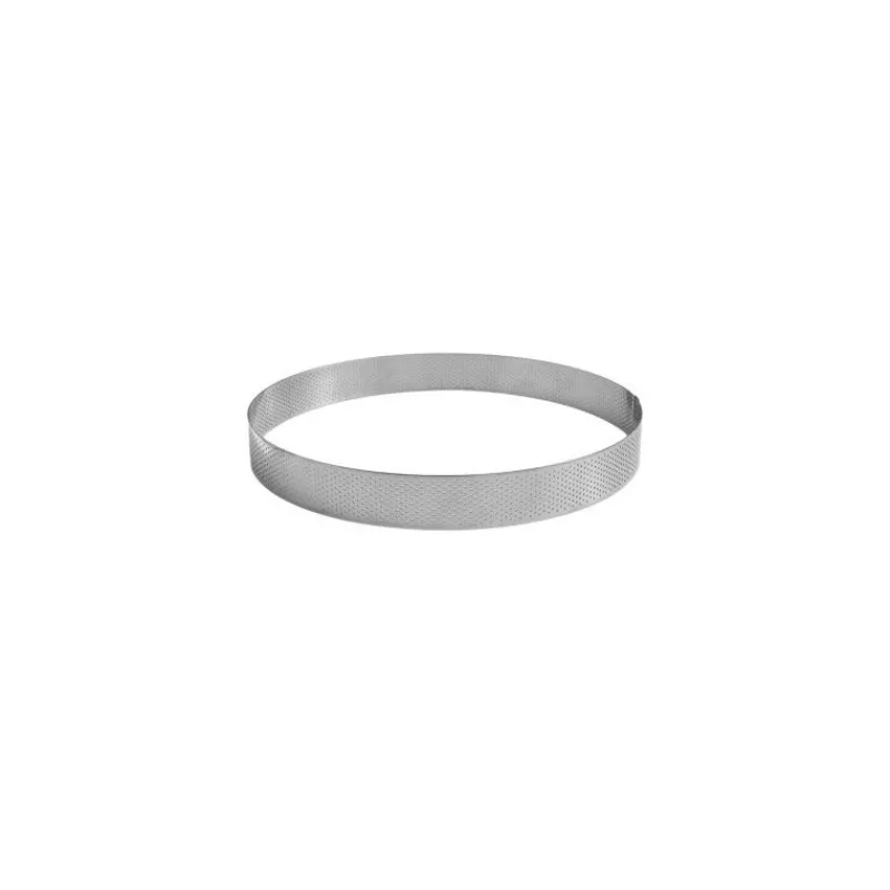 Cercles À Gâteaux | Cercles Mousse<GOBEL Cercle à tarte inox perforé en inox H35 mm,