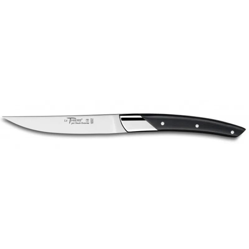 Couteaux<DOZORME Coffret 4 couteaux à steak Le Thiers® Art Déco Ebène, Claude