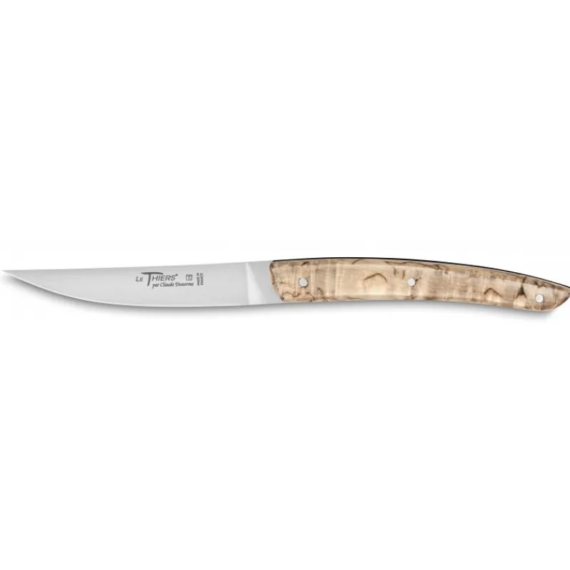 Couteaux<DOZORME Coffret 4 couteaux à steak Le Thiers® Bouleau Nain & Noir, Claude