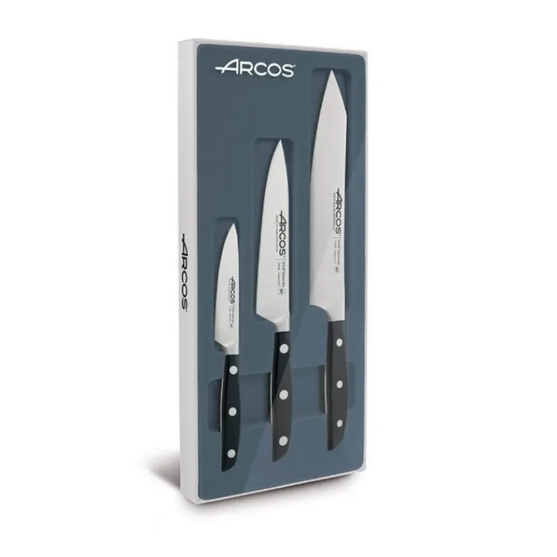 Couteaux Professionnels<ARCOS Coffret 3 couteaux Manhattan,