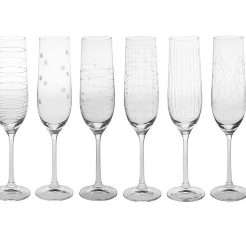 Flûtes Et Coupes À Champagne<Table Passion Coffret 6 flûtes à champagne Graphik,