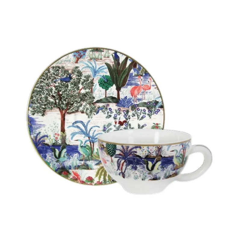 Bols, Mugs Et Tasses<GIEN FRANCE Coffret 2 tasses 26 cl Jardin du Palais, Faïencerie de Gien