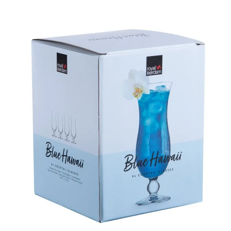 Verres À Cocktail<Royal Leerdam Coffret 4 Verres à Blue Hawaii 44 cl,