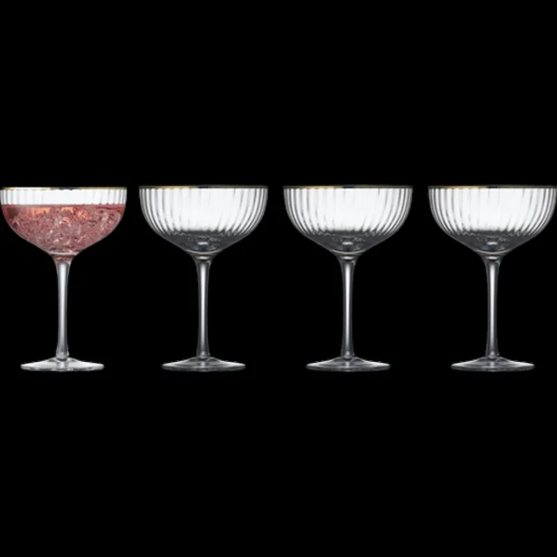 Verres Apéritif | Verres À Cocktail<LYNGBY GLAS Coffret 4 verres à cocktail Palermo Gold,