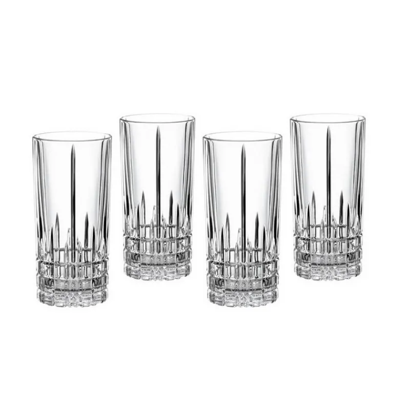 Chopes Et Gobelets<SPIEGELAU Coffret 4 verres Long Drink Perfect Serve,