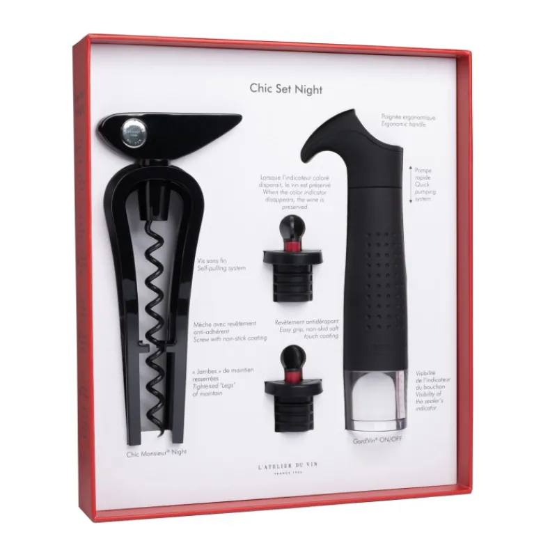 Ustensiles Pour Le Vin<L'ATELIER DU VIN Coffret Chic Set Night,