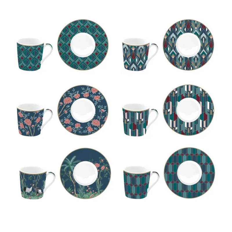 Tout Pour Le Café | Bols, Mugs Et Tasses<Easy life Coffret de 6 tasses café 10cl  Mandalay,
