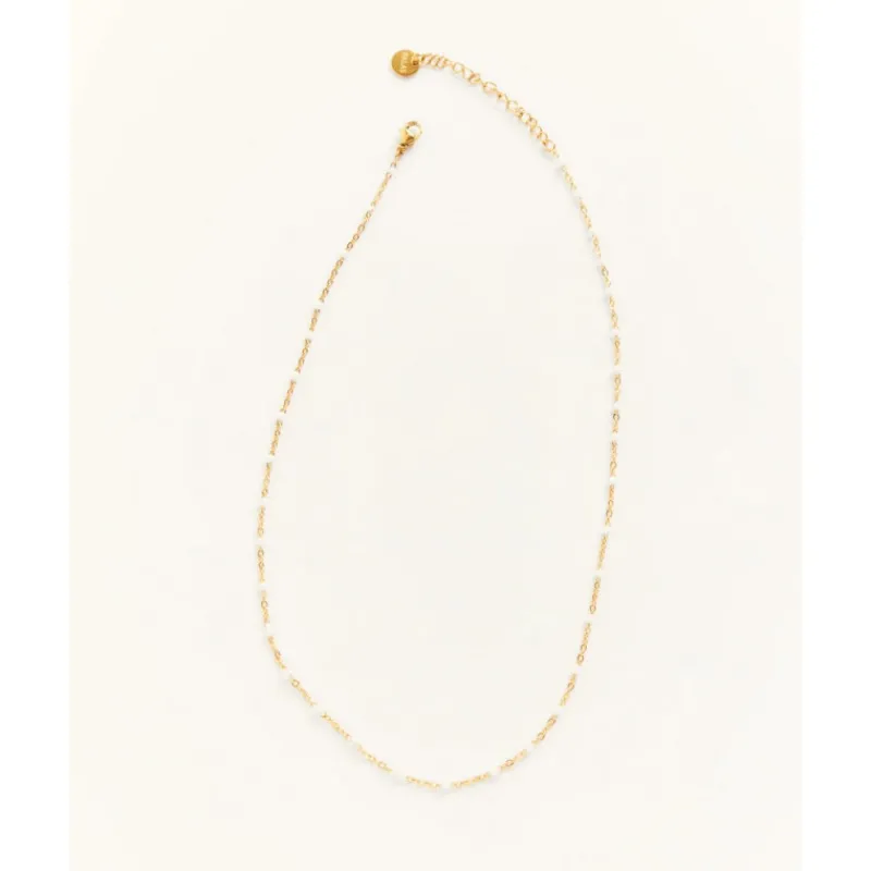 Les Bijoux<Palas Collier Castelo Choker blanc,