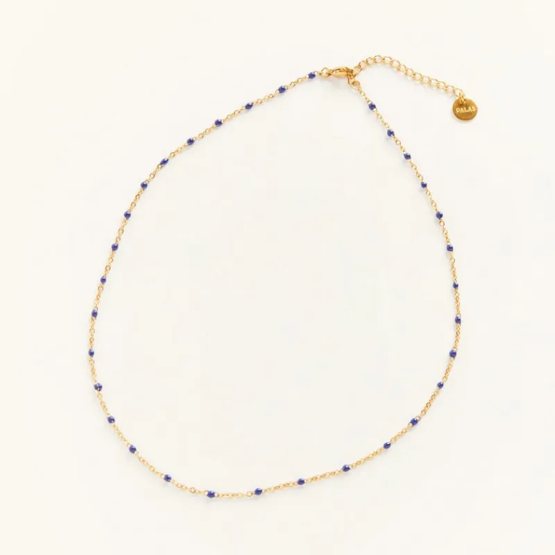 Les Bijoux<Palas Collier Castelo Choker bleu marine,