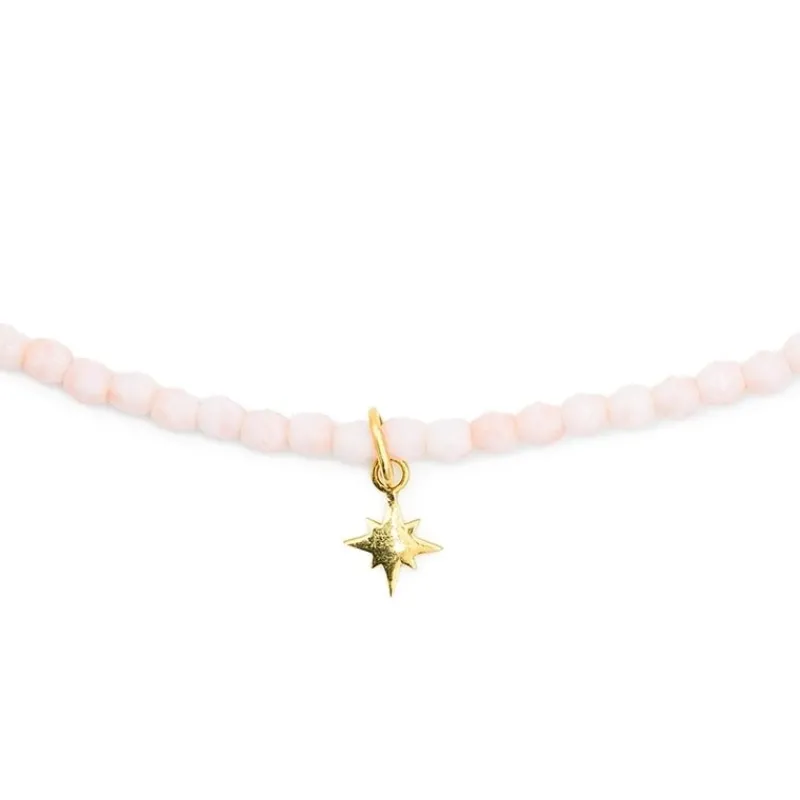 Les Bijoux<Têtes Blondes Collier et Bracelet 3 tours Polaire Rose Guimauve,