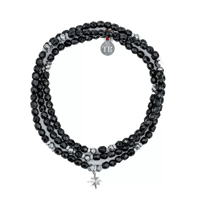 Les Bijoux<Têtes Blondes Collier et Bracelet 3 tours Starlight Silver Noir,