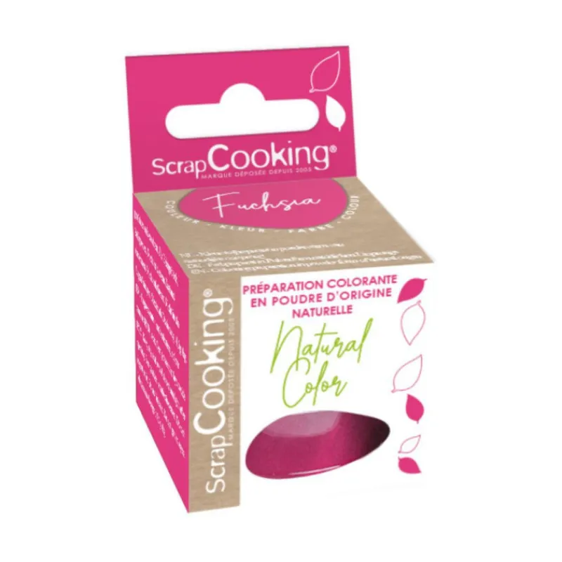 Les Macarons | Les Cupcakes<ScrapCooking Colorant alimentaire naturel en poudre Rose foncé,