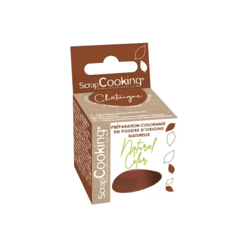 Les Macarons | Les Cupcakes<ScrapCooking Colorant alimentaire naturel marron,