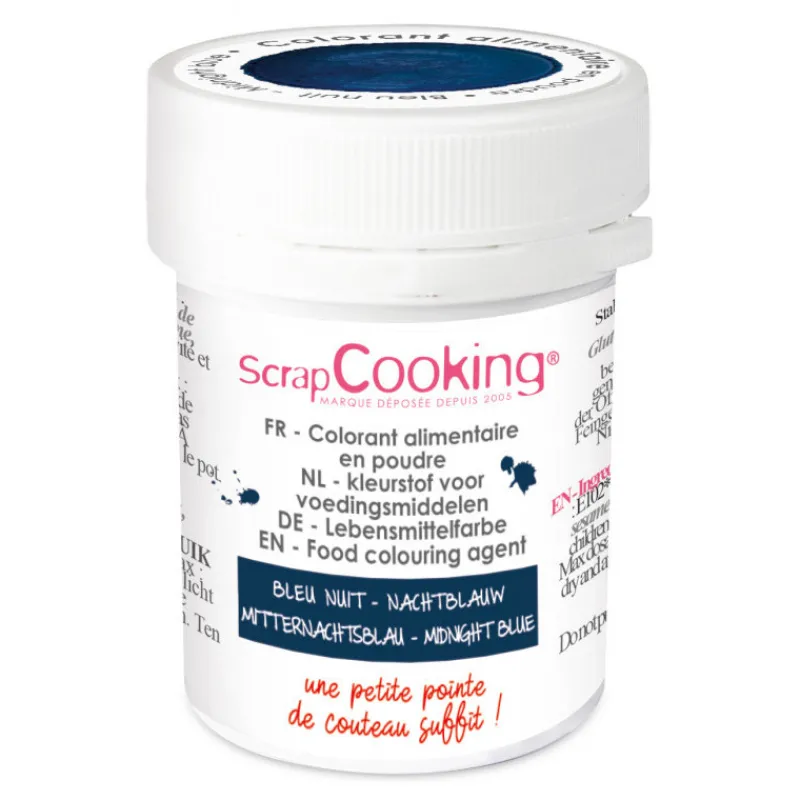 Les Macarons | Les Cupcakes<ScrapCooking Colorant artificiel en poudre Bleu Nuit,