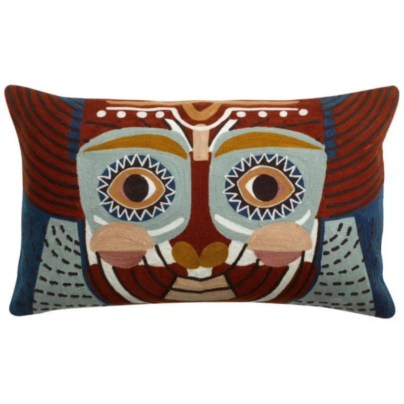 Coussins Et Rideaux<VIVARAISE Coussin brodé Yaku Multico,