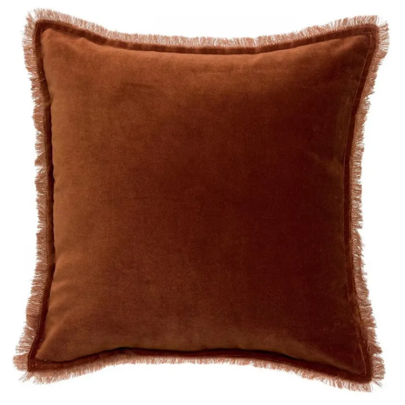 Coussins Et Rideaux<VIVARAISE Coussin Uni Fara Caramel,